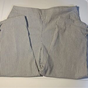Striped Black & White Stretch Skirt